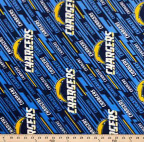 Los Angeles Chargers Nfl Fleece Fabric SV577083 3