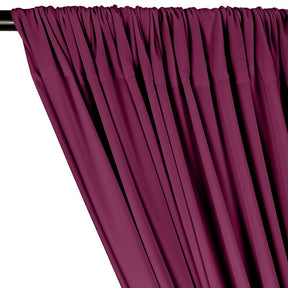 Ity Stretch Knit Jersey Rod Pocket Curtains Magenta 2