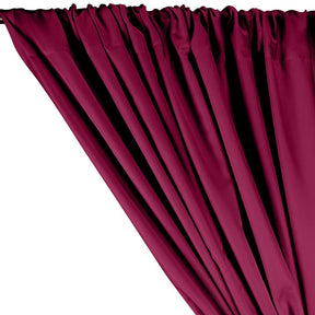 Twill Rod Pocket Curtains Magenta 2