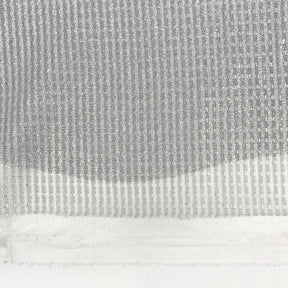 Metallic Brocade On Satin Fabric SV575837 Silver 3