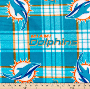 Miami Dolphins Nfl Fleece Fabric SV577085 3