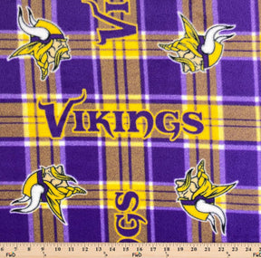 Minnesota Vikings Nfl Fleece Fabric SV577086 3