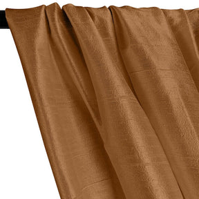 Silk Dupioni 54 Rod Pocket Curtains Mocha 2