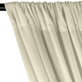 Cotton Flannel Rod Pocket Curtains Natural 2