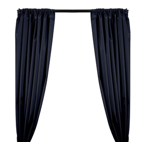 Ottertex Canvas Waterproof Rod Pocket Curtains Navy 1