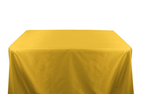 Rip Stop Pu Coated 8 Feet Banquet Table Covers Yellow 1