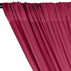 Cotton Voile Rod Pocket Curtains Neon Fuchsia 2