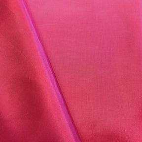 Poly China Silk Lining Rod Pocket Curtains Neon Fuchsia 3
