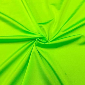 Shiny Milliskin Rod Pocket Curtains Neon Green 3