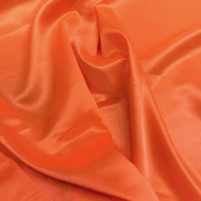 Crepe Back Satin Rod Pocket Curtains Neon Orange 3