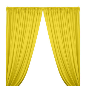 Cotton Jersey Rod Pocket Curtains Neon Yellow 1