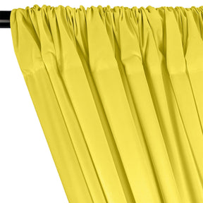 Cotton Polyester Broadcloth Rod Pocket Curtains Curtains Neon Yellow 2