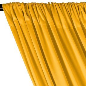 Polyester Interlock Knit Lining Rod Pocket Curtains Neon Yellow Image  2