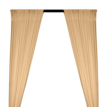 Power Mesh Rod Pocket Curtains Nude 1