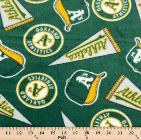 Oakland As Athletics Mlb Fleece Fabric SV577068 3