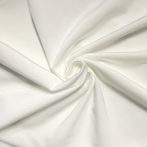 Shiny Polyester Spandex Fabric SV570095 Off White 1
