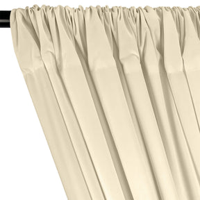 Cotton Polyester Broadcloth Rod Pocket Curtains Curtains Off White 2