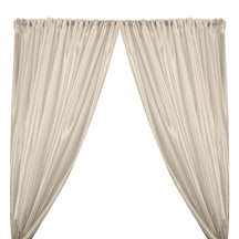 Extra Wide Nylon Taffeta Rod Pocket Curtains Off White 1