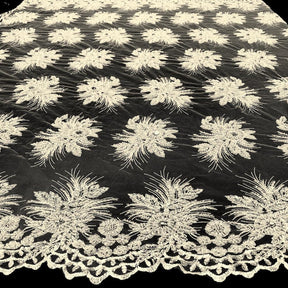 Gloriosa Bridal Lace Beaded Fabric SV573431 Off White 6