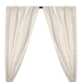 Silk Dupioni 54 Rod Pocket Curtains Off White 1