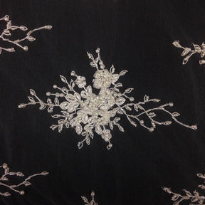 Spirit Bridal Lace Beaded Fabric SV570626 Off White 2