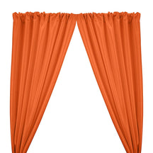 Stretch Taffeta Rod Pocket Curtains Orange 1