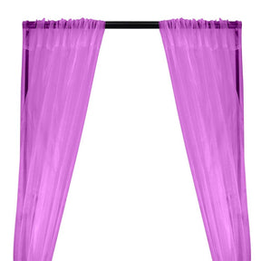 Crystal Organza Rod Pocket Curtains Orchid 1