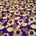 Daisy Metallic Brocade Fabric SV570770 Purple / Gold 1