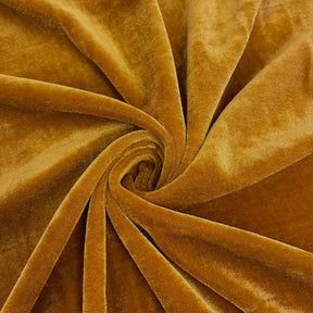 Panne Velour Velvet Fabric SV576780 Gold 1