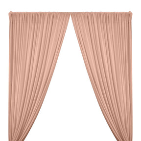 Dty Double Sided Brushed Rod Pocket Curtains Peach 1