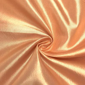 Extra Wide Nylon Taffeta Rod Pocket Curtains Peach 3