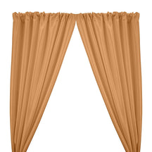 Stretch Taffeta Rod Pocket Curtains Peach 1