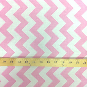 Pink Classic Chevron Printed Cotton SV570447 3