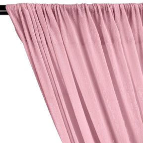 All Over Micro Sequins Starlight On Stretch Mesh Rod Pocket Curtains Pink 2