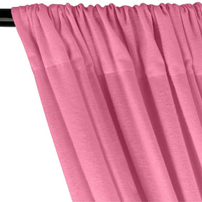 Cotton Flannel Rod Pocket Curtains Pink 2