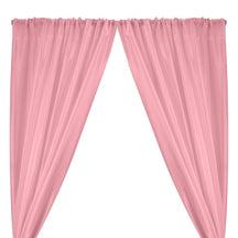 Polyester Dupioni Rod Pocket Curtains Pink 1