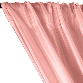Polyester Taffeta Lining Rod Pocket Curtains Pink 2