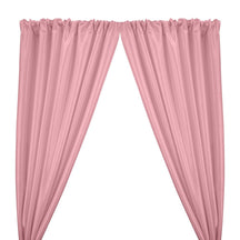 Stretch Taffeta Rod Pocket Curtains Pink 1