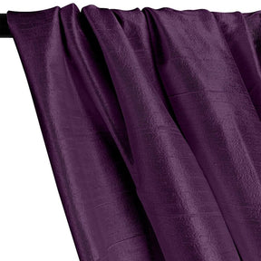 Silk Dupioni 54 Rod Pocket Curtains Plum 2