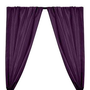 Silk Dupioni 54 Rod Pocket Curtains Plum 1