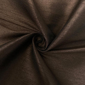Polyester Dupioni Rod Pocket Curtains Chocolate Brown 43 120 Brown 3