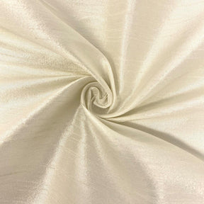 Polyester Dupioni Rod Pocket Curtains Ivory 102 Ivory 3