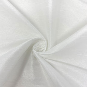 Polyester Dupioni Rod Pocket Curtains White 101 White 3