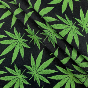 Black Sativa Print Broadcloth Fabric SV577152 2