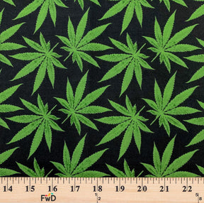 Black Sativa Print Broadcloth Fabric SV577152 3