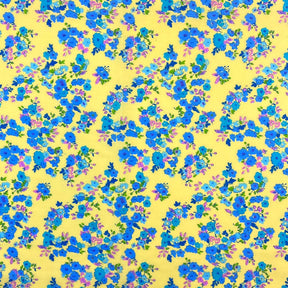 Yellow Heather Garden Print Broadcloth Fabric SV577144 1