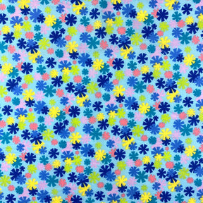Blue Pinwheel Print Broadcloth Fabric SV577134 1