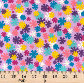 Lilac Pinwheel Print Broadcloth Fabric SV577135 3