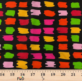 Black Puzzle Piece Print Broadcloth Fabric SV577148 3