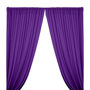 Cotton Jersey Rod Pocket Curtains Purple 1